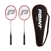 Zestaw do badmintona POINT 1002 red – dwie czerwone aluminiowe rakietki w pokrowcu